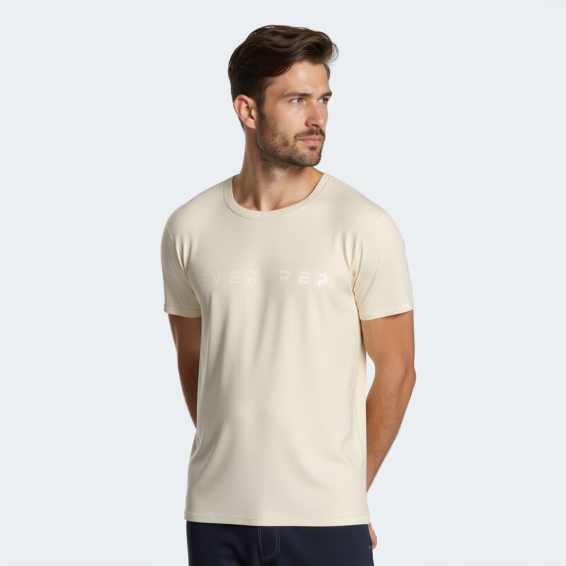 EveryRep Mens Pureform T Shirt Bone Front Left