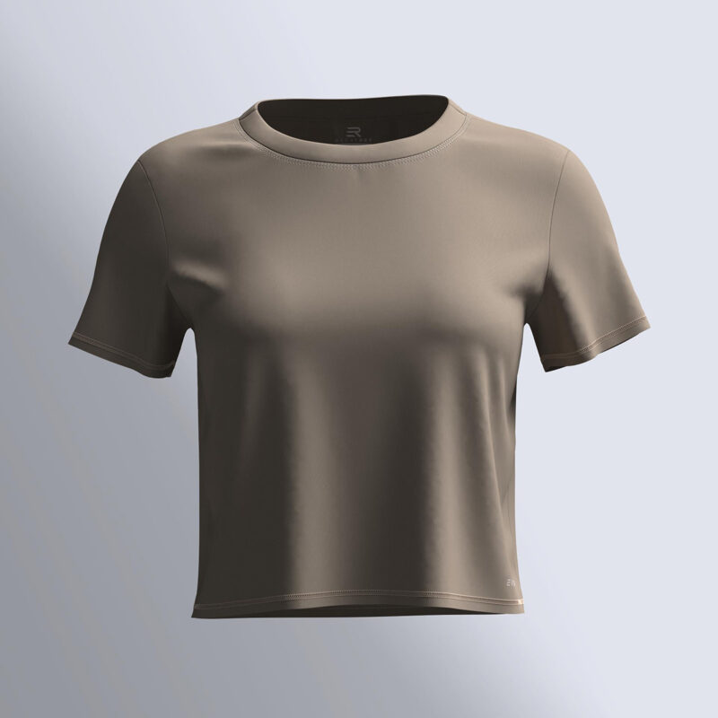 EveryRep Womens Crop Tee Oxford Tan