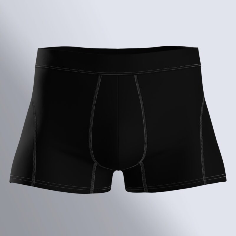 EvreyRep Mens Underwear Front Black
