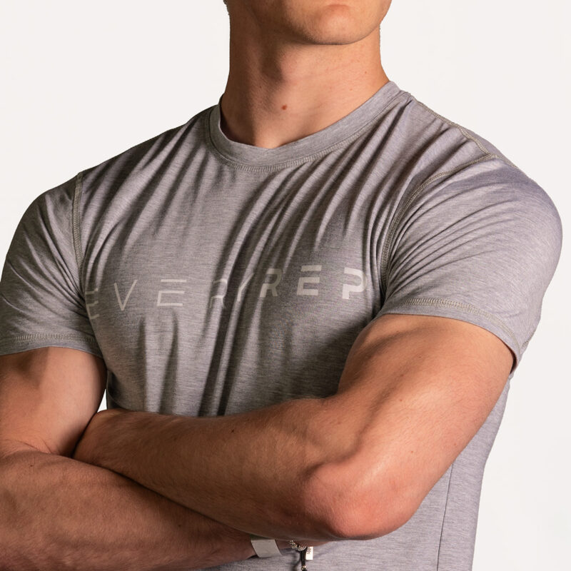 EveryRep Mens Pureform T Shirt Heather Front Close