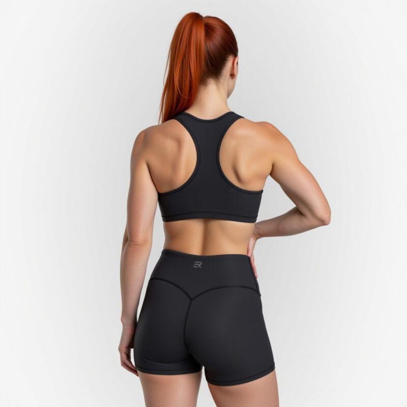 EveryRep Womens Compact Shorts Black Back