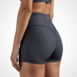 EveryRep Womens Compact Shorts Graphite Back Left