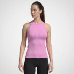 Womens EveryRep RIva Tank Top Front Rose