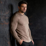 EveryRep Mens Featherweight Hoodie Oxford Tan Main