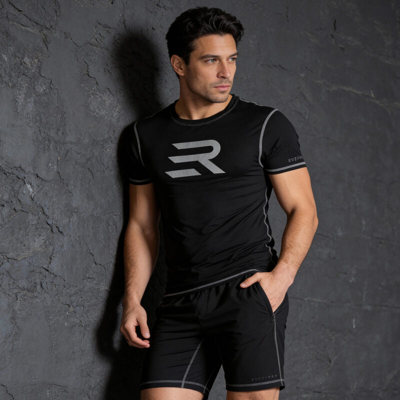 EveryRep Mens Logomark Tee Black