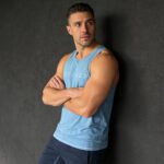 EveryRep Mens Logotype Fitted Tank Frost Main