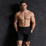 EveryRep Mens Siperstretch Shorts Front Black Main A