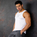 EveryRep Mens Trainer Fitted Tank White Main
