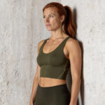 EveryRep Womens CamiTank Olive Front Main