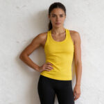 Womens EveryRep RIva Tank Top Front Lemon Main