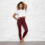 Womens EveryRep Unity Featherlight Leggings Merlot Front Main